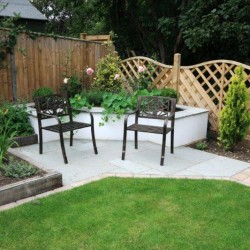 Caversham raised bed & patio Caversham raised bed & patio