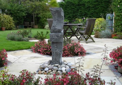 Tall water feature